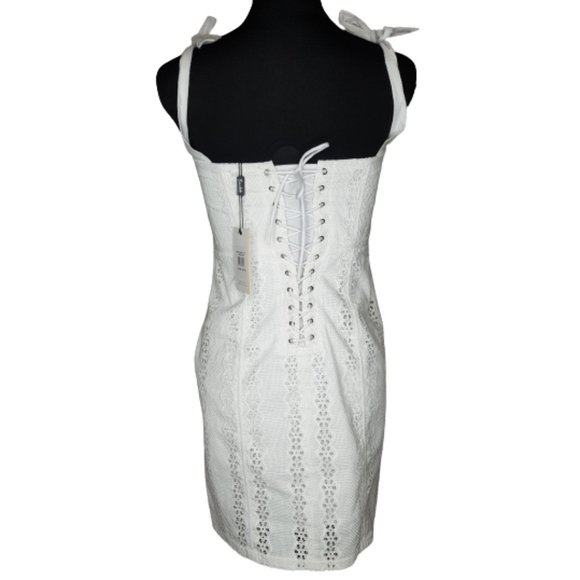 BARDOT // White Mini Dress - Picture 2 of 5